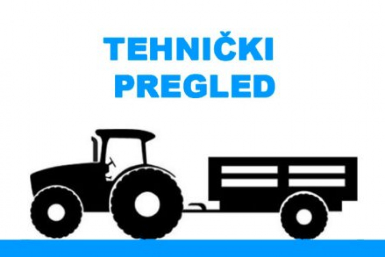  Raspored vršenja tehničkih pregleda traktora i priključnih vozila