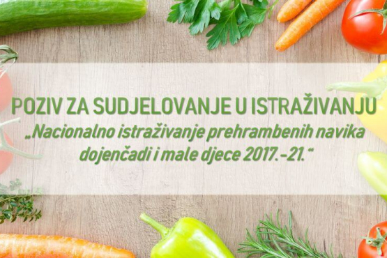 Sudjelujte u prvom nacionalnom istraživanju prehrambenih navika dojenčadi i male djece 2017-2021.