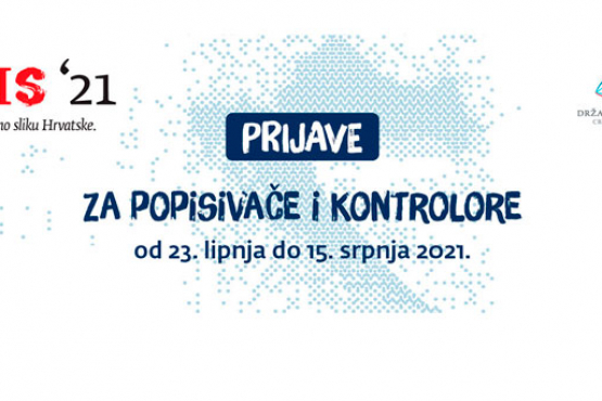 Javni poziv zainteresiranim kandidatima za podnošenje prijava za posao popisivača i kontrolora
