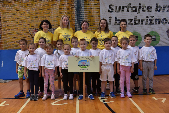 Vrtićanci sudjelovali na 21. Olimpijskom festivalu Dječjih vrtića u Đurđevcu i osvojili nagradu za "FAIR PLAY"