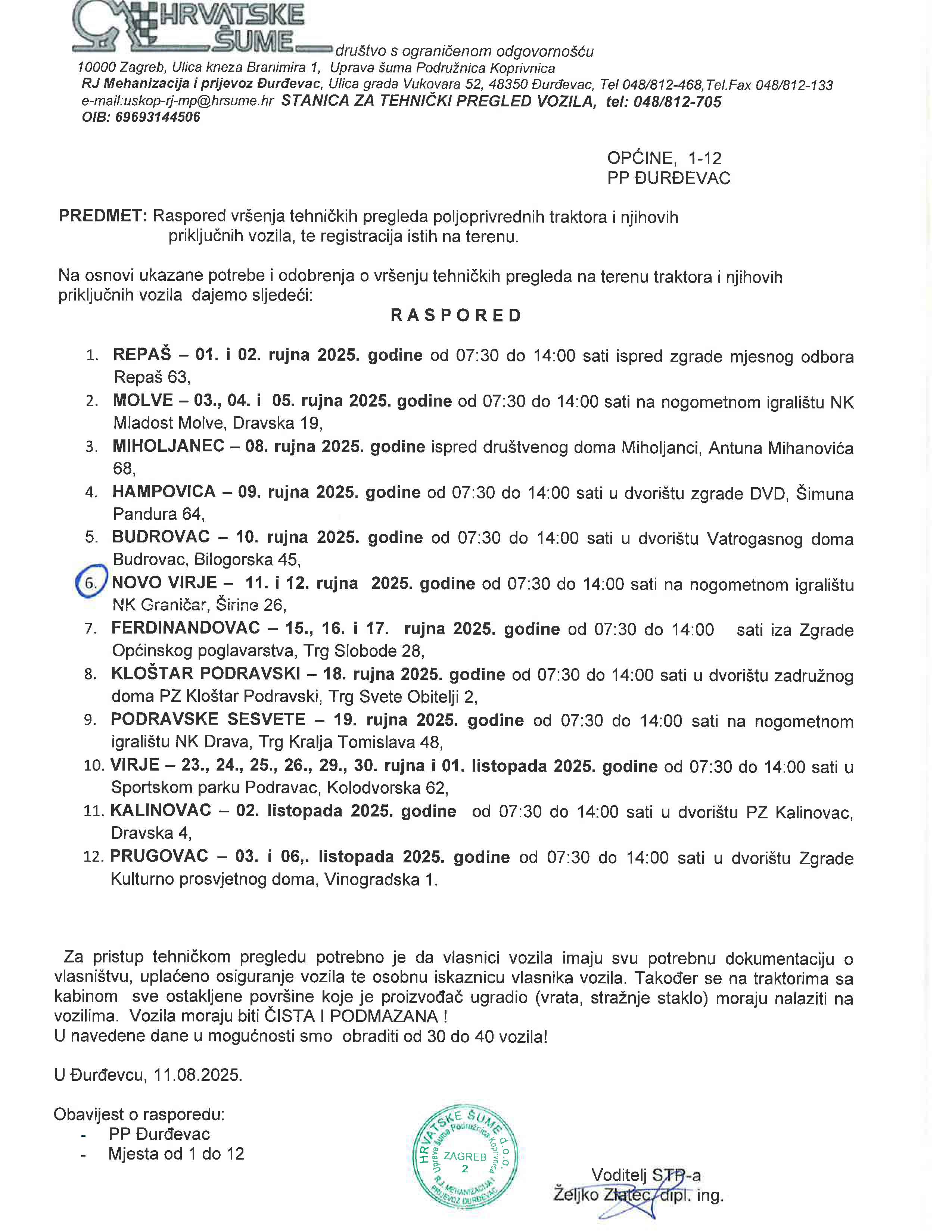 Tehnicki pregled traktora i prikljucnih vozila Hrvatskesume8925